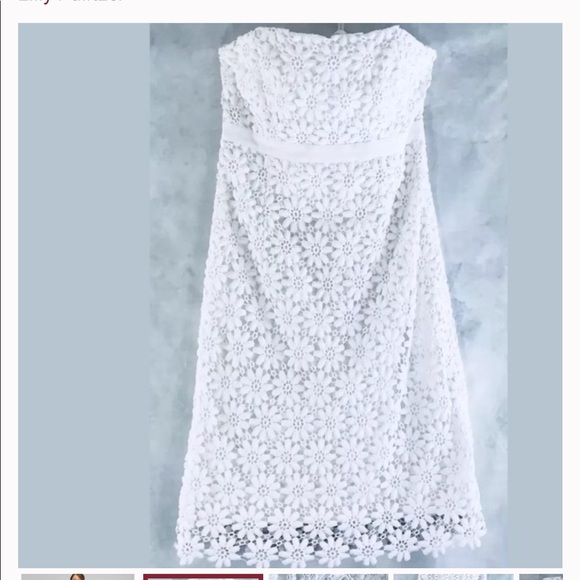 Lilly Pulitzer strapless dress - Picture 1 of 4